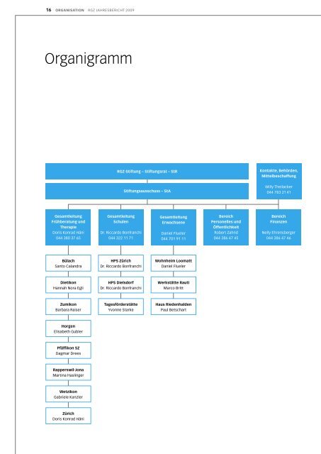 Jahresbericht 2009 - RGZ Stiftung, zugunsten cerebral GelÃ¤hmter