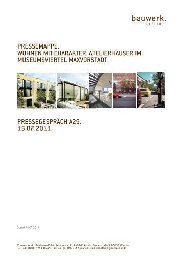 Pressemappe - Goldmann Public Relations München