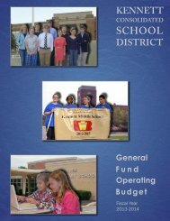 1997-98 Budget - Kennett Consolidated School District