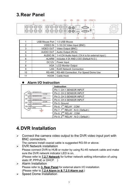 16CH H.264 Digital Video Recorder - Footprint Security