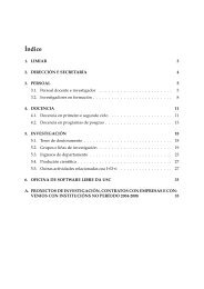 Memoria de actividades dos anos 2004-2008 (pdf) - Departamento ...