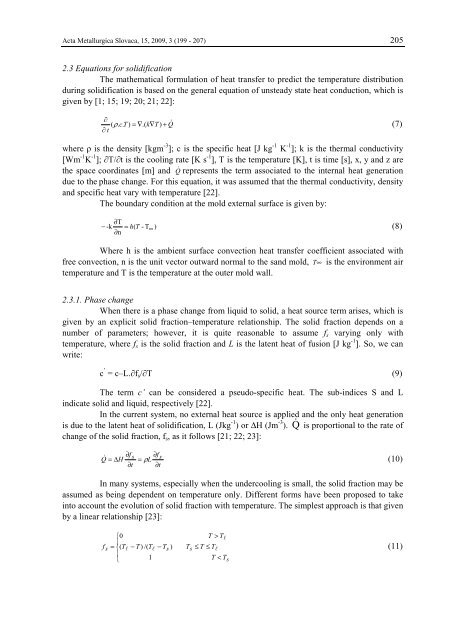 199 mathematical modeling of mold-filling and solidification - Acta ...