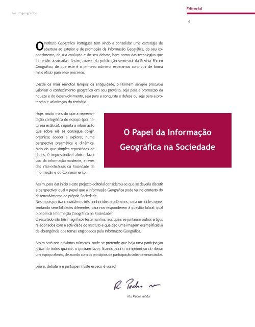 O Papel da InformaÃ§Ã£o GeogrÃ¡fica na Sociedade - Instituto ...