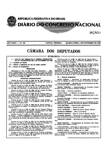 DIÃRIO ACIONAL - CÃ¢mara dos Deputados