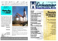 Gottesdienstordnung - Pfarrei Heilig Blut - Landshut
