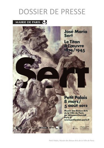 DOSSIER DE PRESSE - Le Petit Palais - Ville de Paris