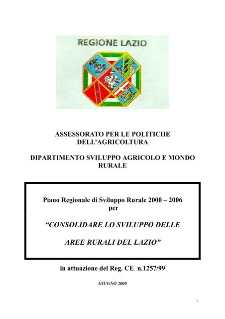Psr Versione Con Modifiche Agricoltura Regione Lazio