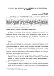 ESCRIBIR PARA APRENDER: - Sociedad EspaÃ±ola de DidÃ¡ctica ...