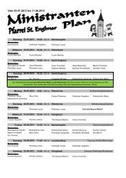 Ministrantenplan vom 22.07.2013 bis 11.08.2013 - englmarer-minis.de