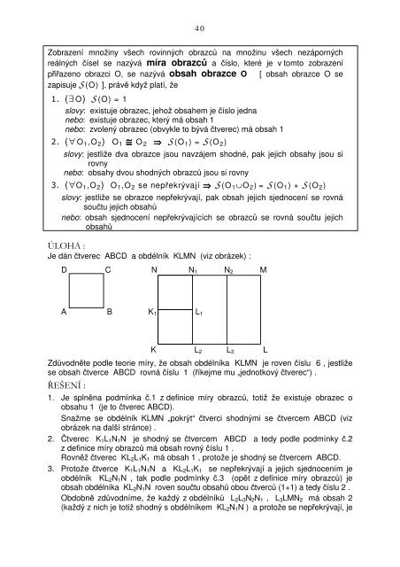 MnoÅ¾inovÃ© pojetÃ­ geometrie - Pf UJEP