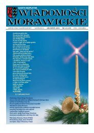 MIESIÄCZNIK SAMORZÄDOWY MORAWICA GRUDZIEÅ 2010 NR 12