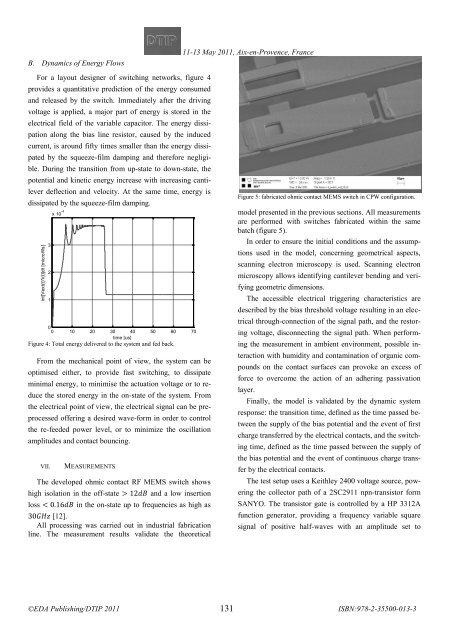 Online proceedings - EDA Publishing Association