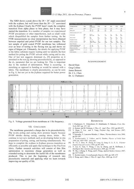 Online proceedings - EDA Publishing Association