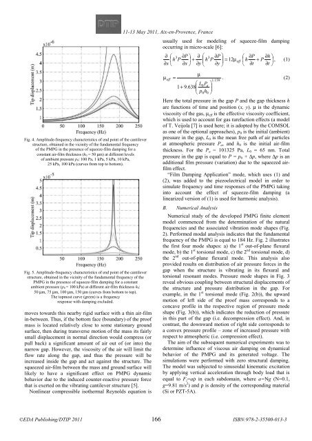 Online proceedings - EDA Publishing Association