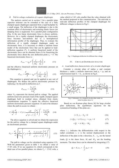 Online proceedings - EDA Publishing Association