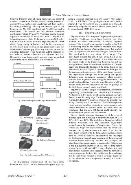 Online proceedings - EDA Publishing Association