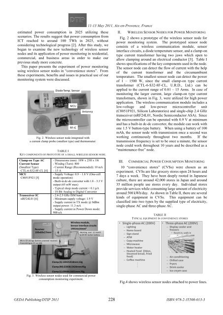 Online proceedings - EDA Publishing Association