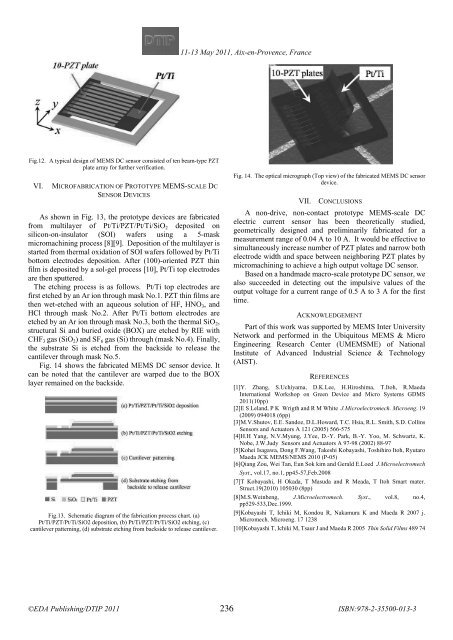 Online proceedings - EDA Publishing Association