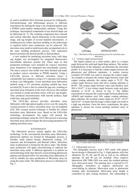 Online proceedings - EDA Publishing Association