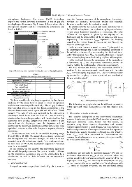 Online proceedings - EDA Publishing Association