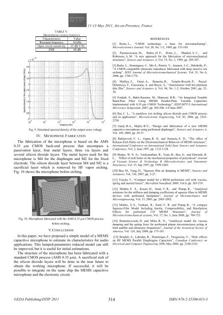 Online proceedings - EDA Publishing Association