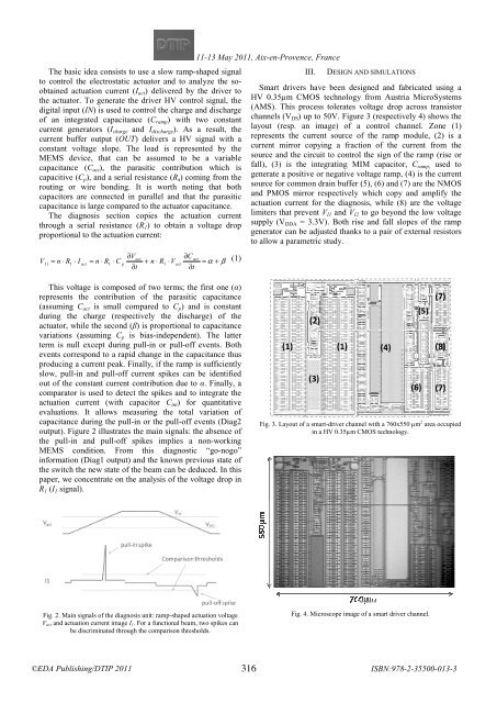 Online proceedings - EDA Publishing Association