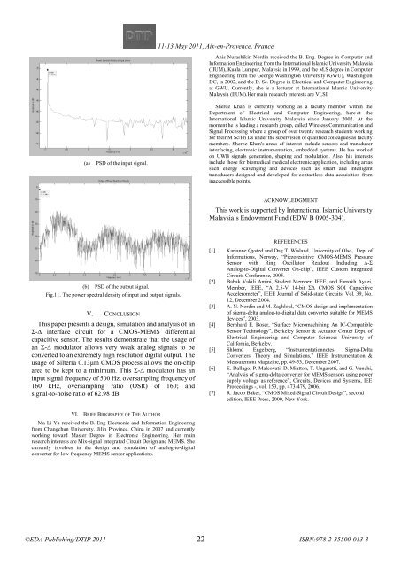 Online proceedings - EDA Publishing Association