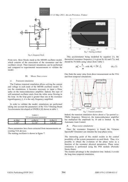 Online proceedings - EDA Publishing Association