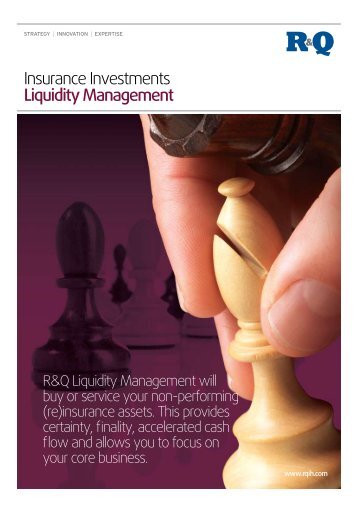Insurance Investments Liquidity Management