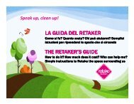 LA GUIDA DEL RETAKER THE RETAKER’S GUIDE