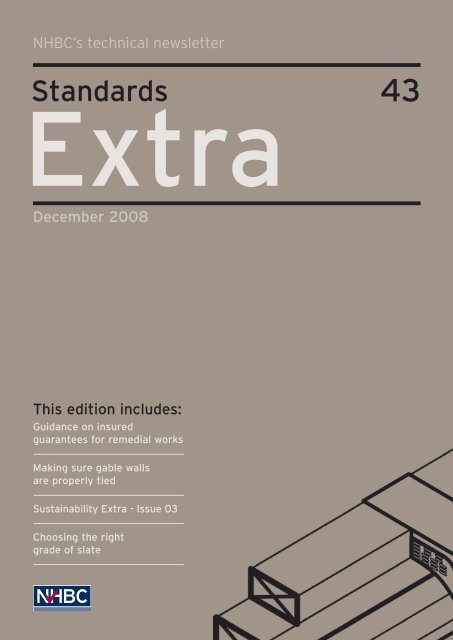 Standards Extra - NHBC Home