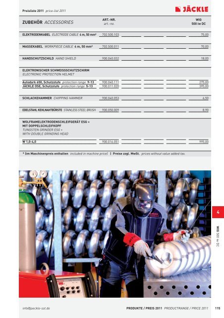 WIG 500 iw DC - JÄCKLE Schweiß