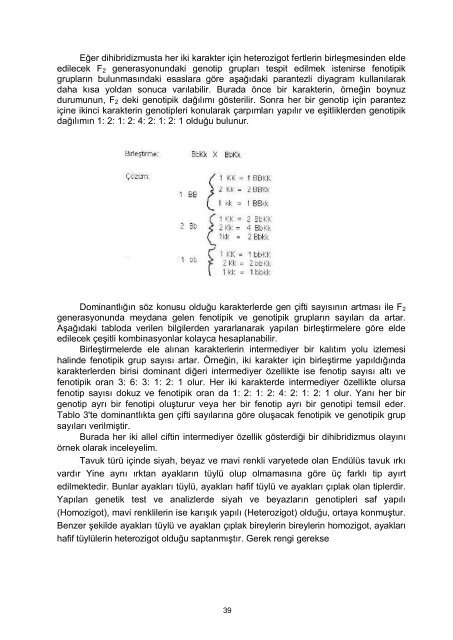 Genetik Ders NotlarÄ± 1998 - Akademik Bilgi Sistemi - Kafkas ...