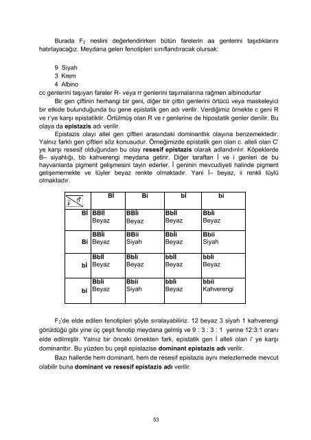 Genetik Ders NotlarÄ± 1998 - Akademik Bilgi Sistemi - Kafkas ...