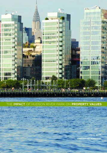 THE IMPACT OF HUDSON RIVER PARK ON PROPERTY VALUES