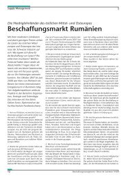 Beschaffungsmarkt Rumänien - Arthur D. Little