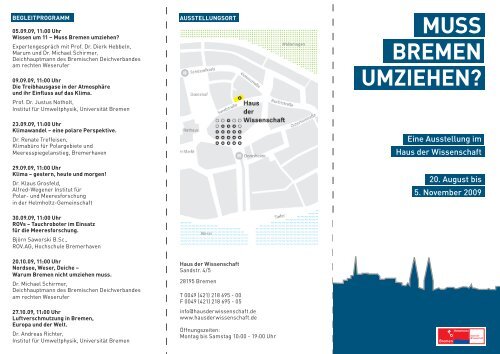 Muss Bremen Umziehen Pdf Haus Der Wissenschaft