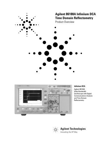 Agilent 86100A Infiniium DCA Time Domain Reflectometry