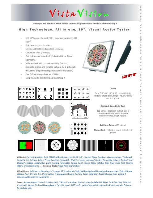 Buy Tumbling-E Chart 20ft Distance. Visual Acuity Testing