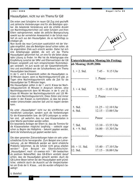 - - Info 36 - Hegel-Gymnasium