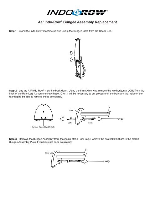 waterrower bungee replacement