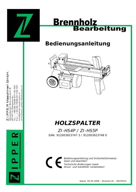 Anleitung Zipper HS4