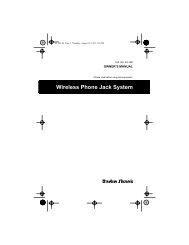 Radio Shack 43-3105 Intercom System User Manual Radio Shack 43-3105 Intercom System User Manual
