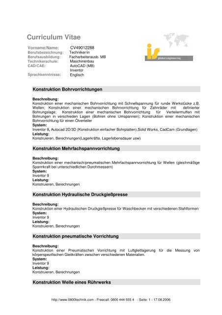 Curriculum Vitae