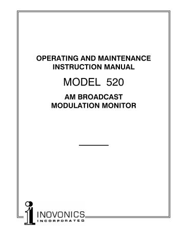 MODEL 520 - Inovonics