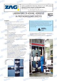 Laboratorij za kovine - Zavod za gradbeniÃ…Â¡tvo Slovenije