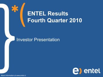 Presentación template - Entel