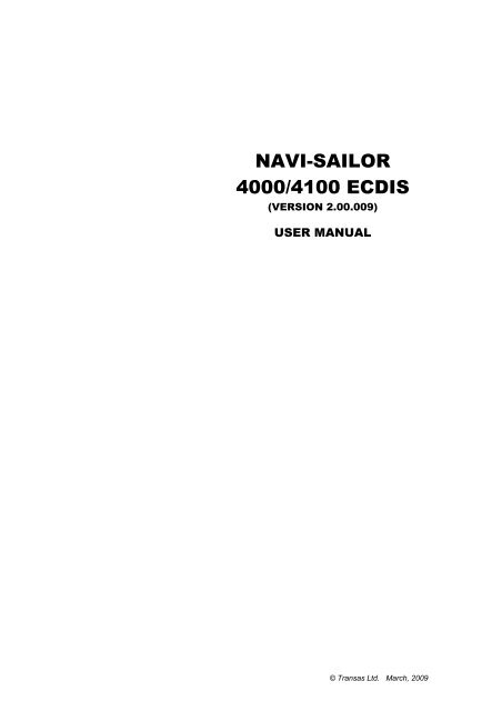 TRANSAS NS4000 OPERATION MANUAL.pdf - Yachtronics