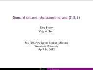 Sums of squares, the octonions, and (7,3,1) - MAA Sections