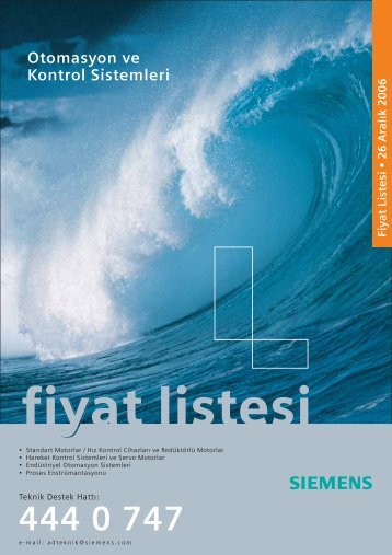 Fiyat Listesi - Siemens